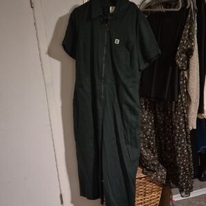 Lucy & Yak Dark Green Jumpsuit